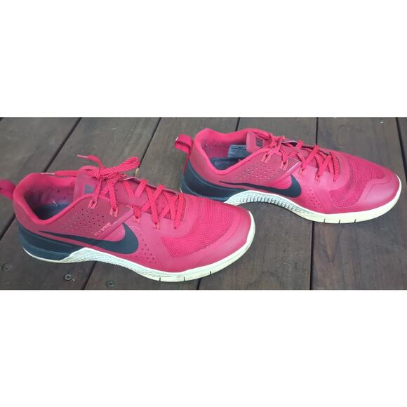 NIKE METCON 1 FLYWIRE CROSS TRAINING SHOE 704688 616 MENS 11.5 RED - Picture 14 of 15